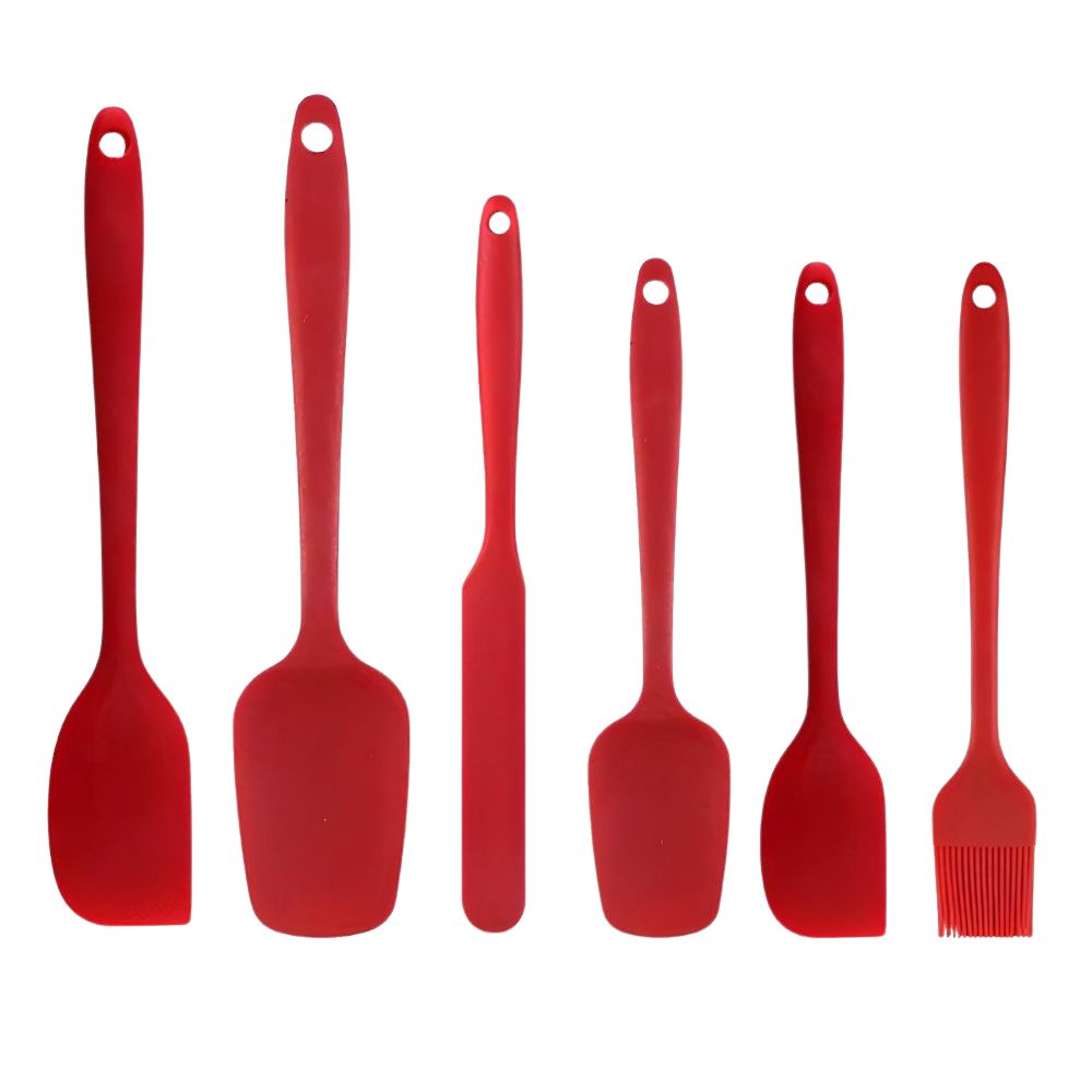 Baker’s Edge Flexible Silicone Spatula Set for Effortless Cooking