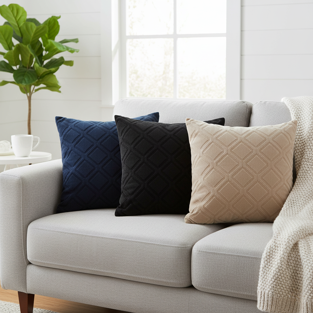 Arvelle Jacquard Cushion Cover for Modern Living Spaces