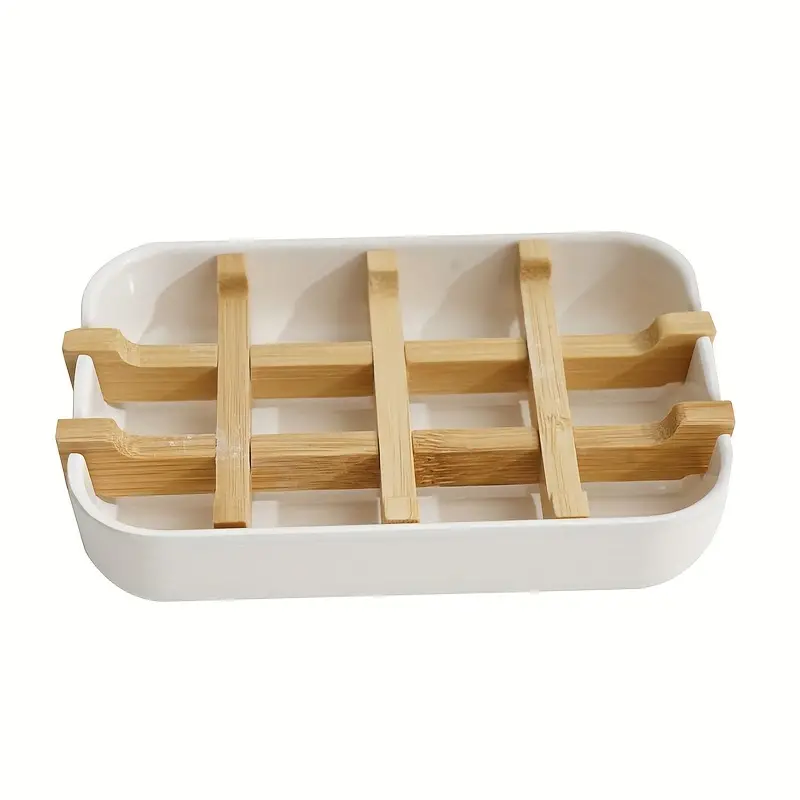 BambooLux Soap Dish – Elegant & Eco-Friendly Bathroom Accessory