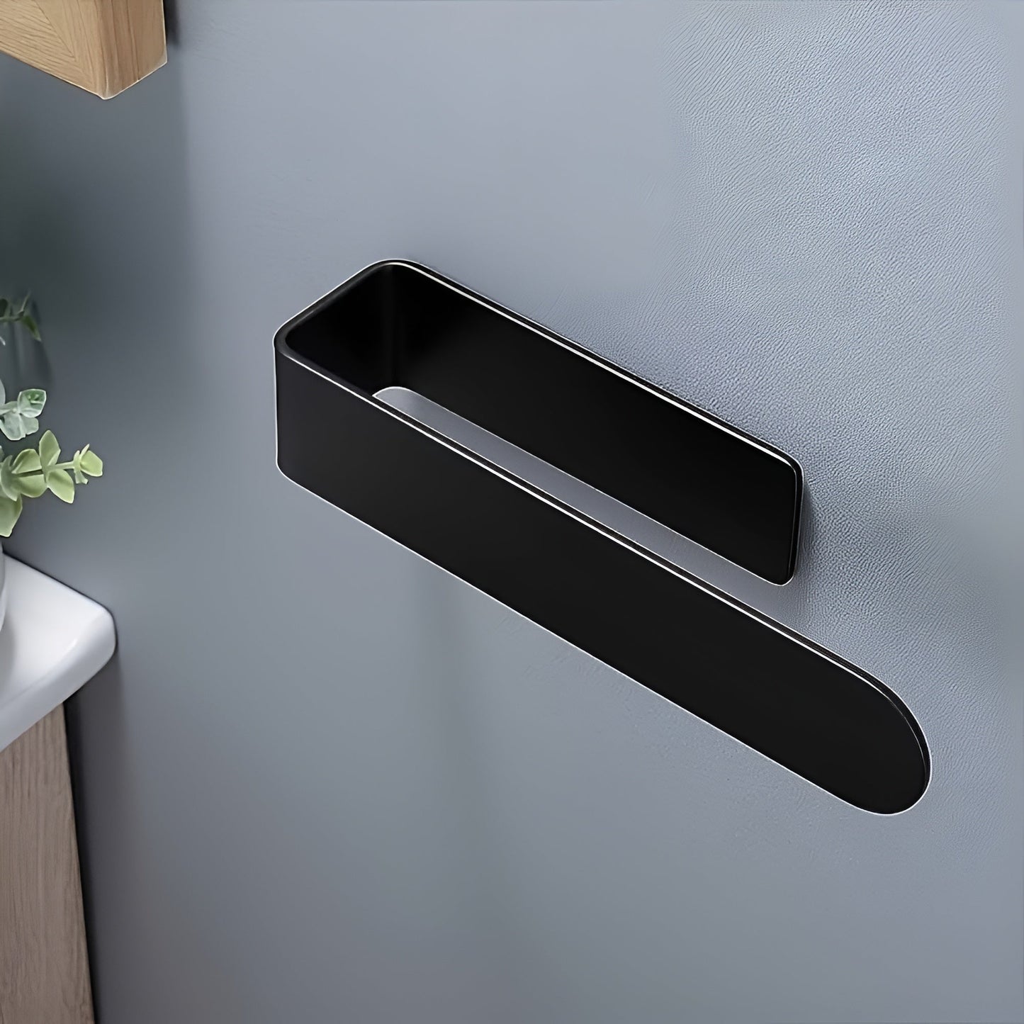 LustraWall Stainless Steel Towel Rack – Wall-Mounted Minimalist Design