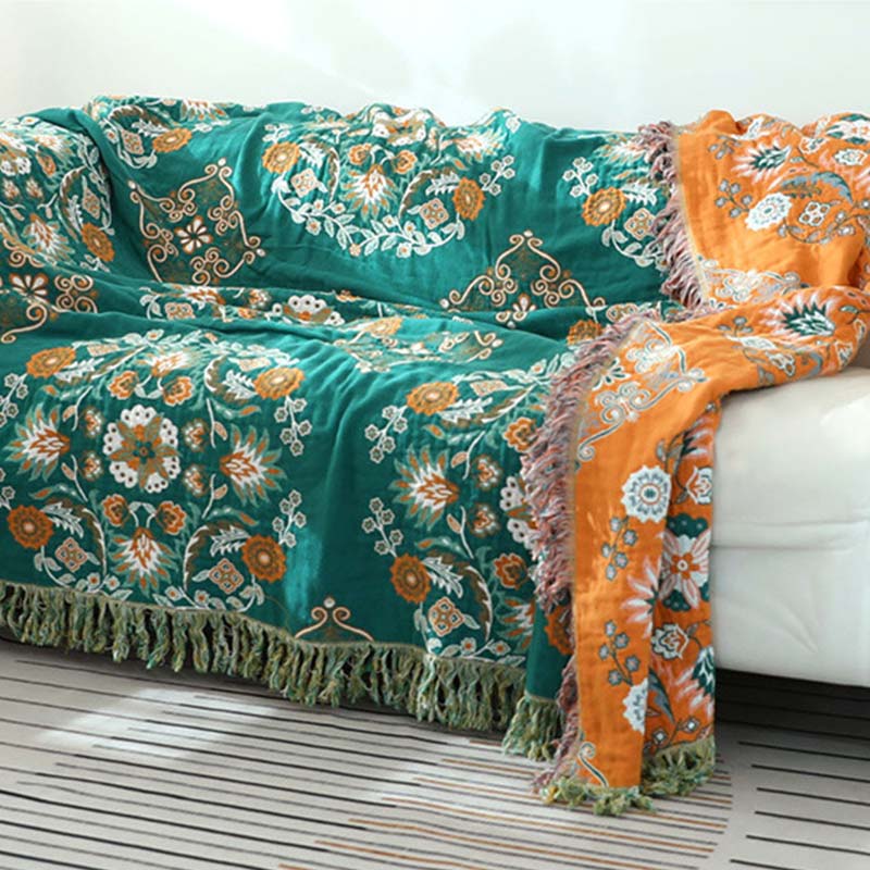 EcoBloom Reversible Cotton Quilt – Lightweight, Breathable Comfort