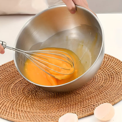 ChefPro Trio Stainless Steel Mixing Bowls for Effortless Prep