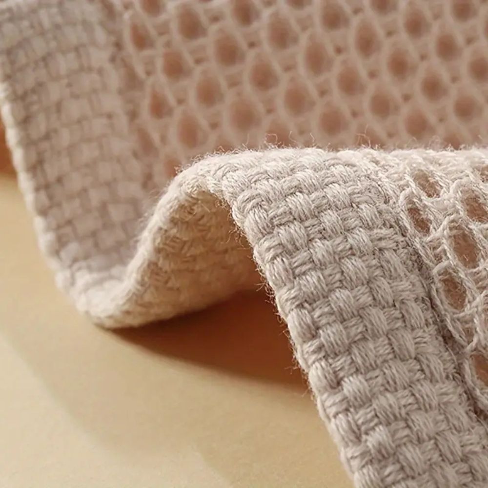 KitchenEase Honeycomb Cotton Towel for Quick Drying and Daily Use