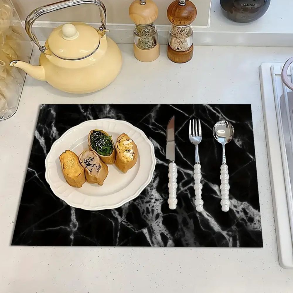 Marbelle Premium Absorbent Kitchen Mat – Stylish & Spill-Resistant