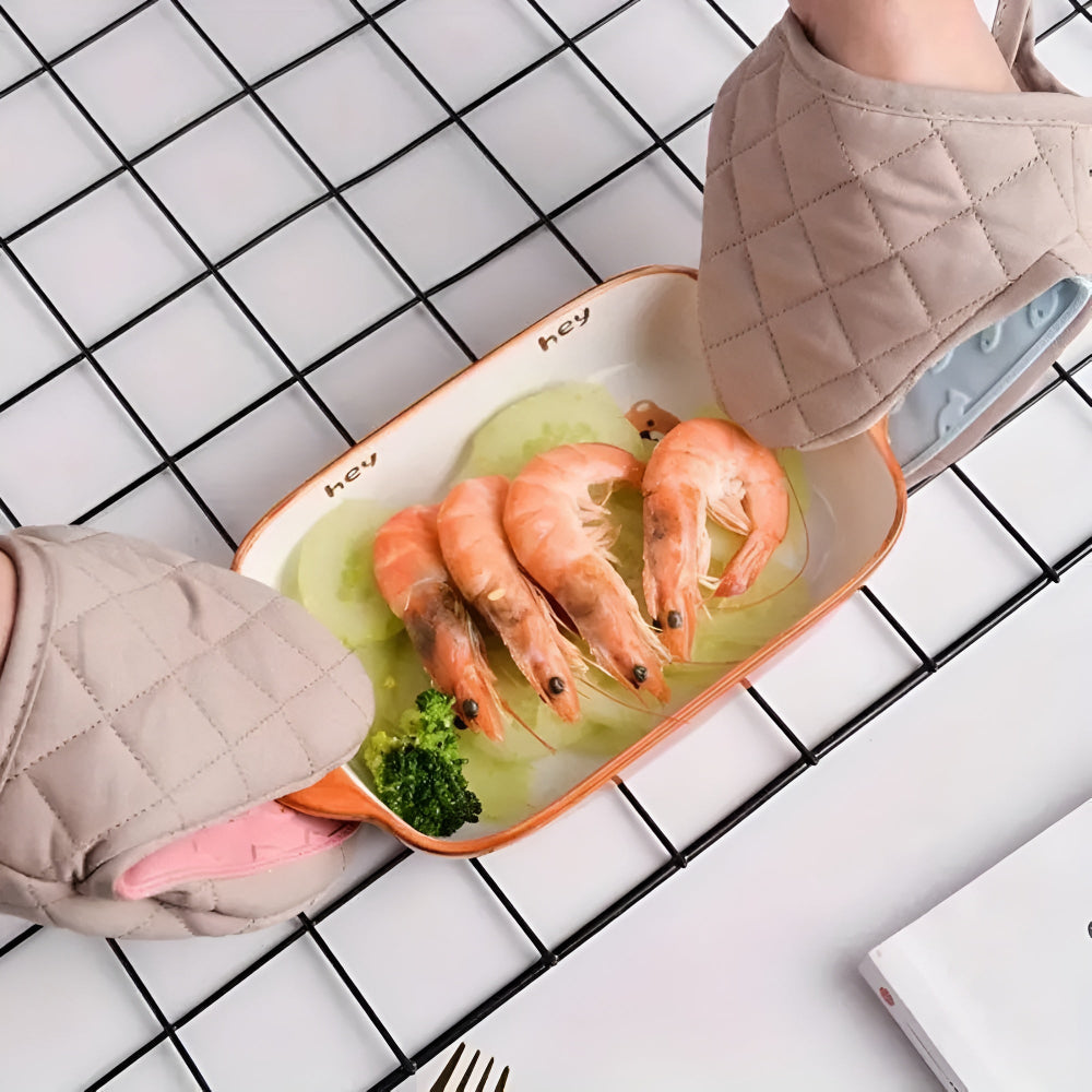 ChefGuard Quilted Silicone Heatproof Kitchen Mitts