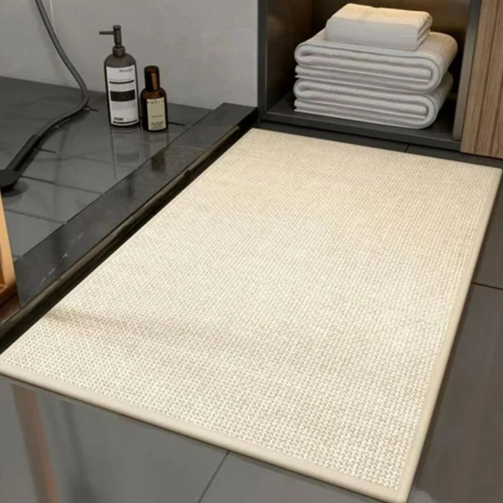 CozyStep Braided Bath Mat – Soft, Absorbent & Non-Slip