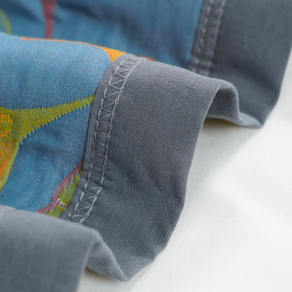 GinkgoLuxe Reversible Cotton Quilt – Elegant Eco-Friendly Comfort