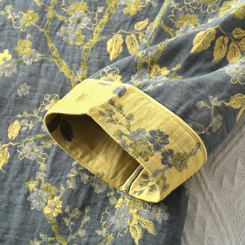 VintageBloom Cotton Loungewear Set – Soft, Chic Comfort for Relaxation