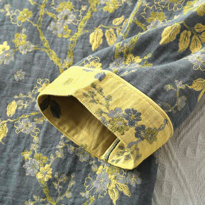 VintageBloom Cotton Loungewear Set – Soft, Chic Comfort for Relaxation