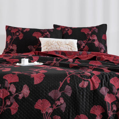 GinkgoGlow Reversible Cotton Quilt – Vibrant, Eco-Friendly Comfort
