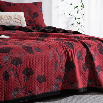 GinkgoGlow Reversible Cotton Quilt – Vibrant, Eco-Friendly Comfort