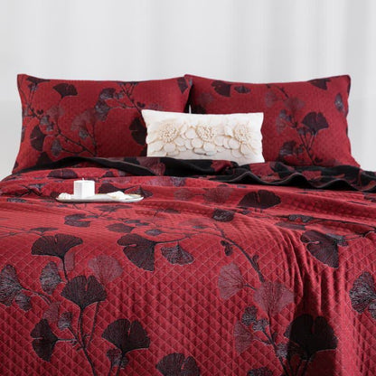 GinkgoGlow Reversible Cotton Quilt – Vibrant, Eco-Friendly Comfort