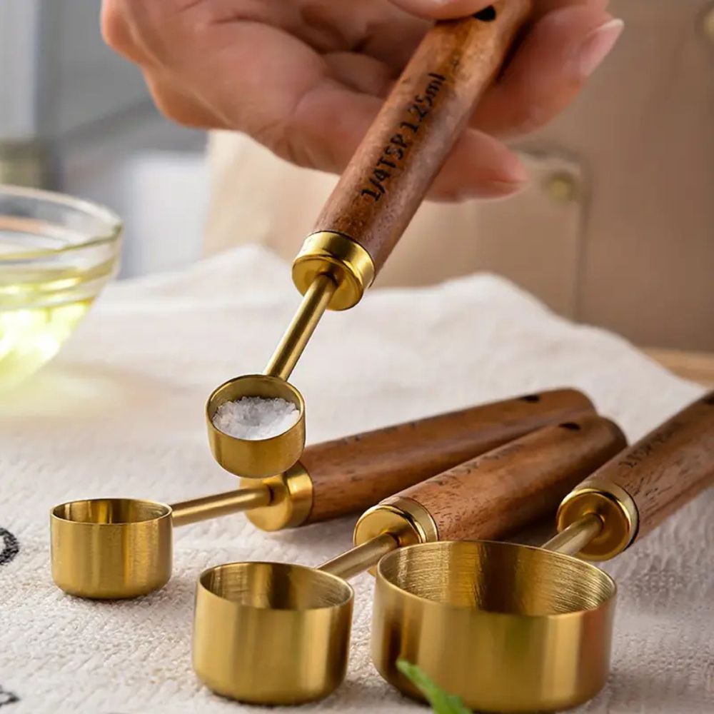 Aurora Luxe Measuring Spoon Set – Stylish & Precise