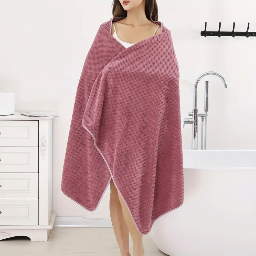 WrapEase Oversized Bath Towel – Extra-Soft, Super Absorbent Comfort