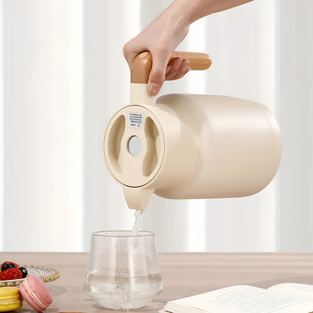 NordicWood Thermal Carafe – Elegant Insulation for Hot & Cold Beverages