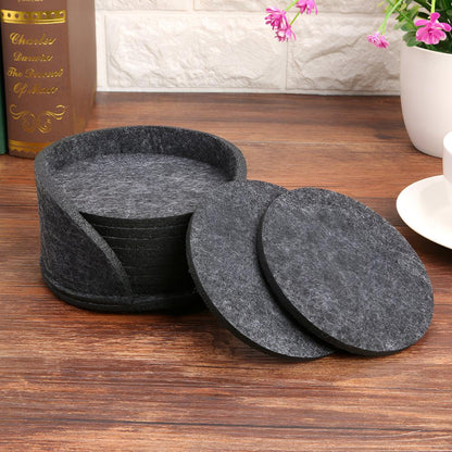 LuxFelt Premium Coaster Set – Stylish, Protective & Durable