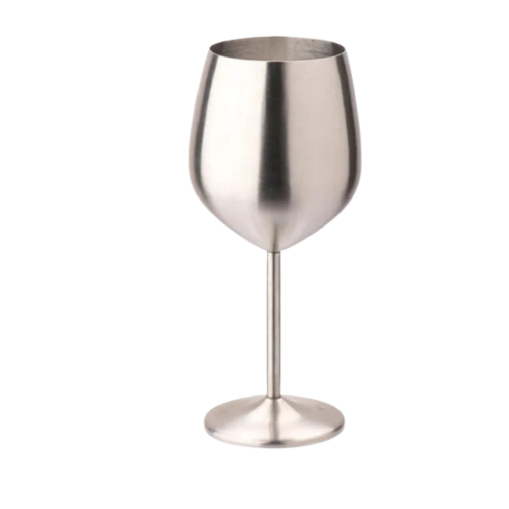 EternaShine Stainless Steel Wine Glass – Durable & Elegant