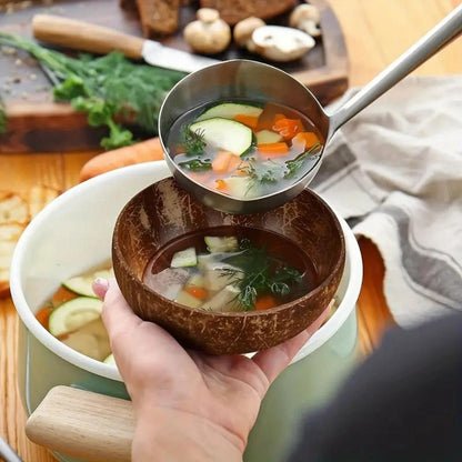 Tropical Bliss Handcrafted Coconut Bowl – Eco-Friendly Summer Serving