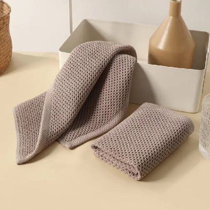 KitchenEase Honeycomb Cotton Towel for Quick Drying and Daily Use