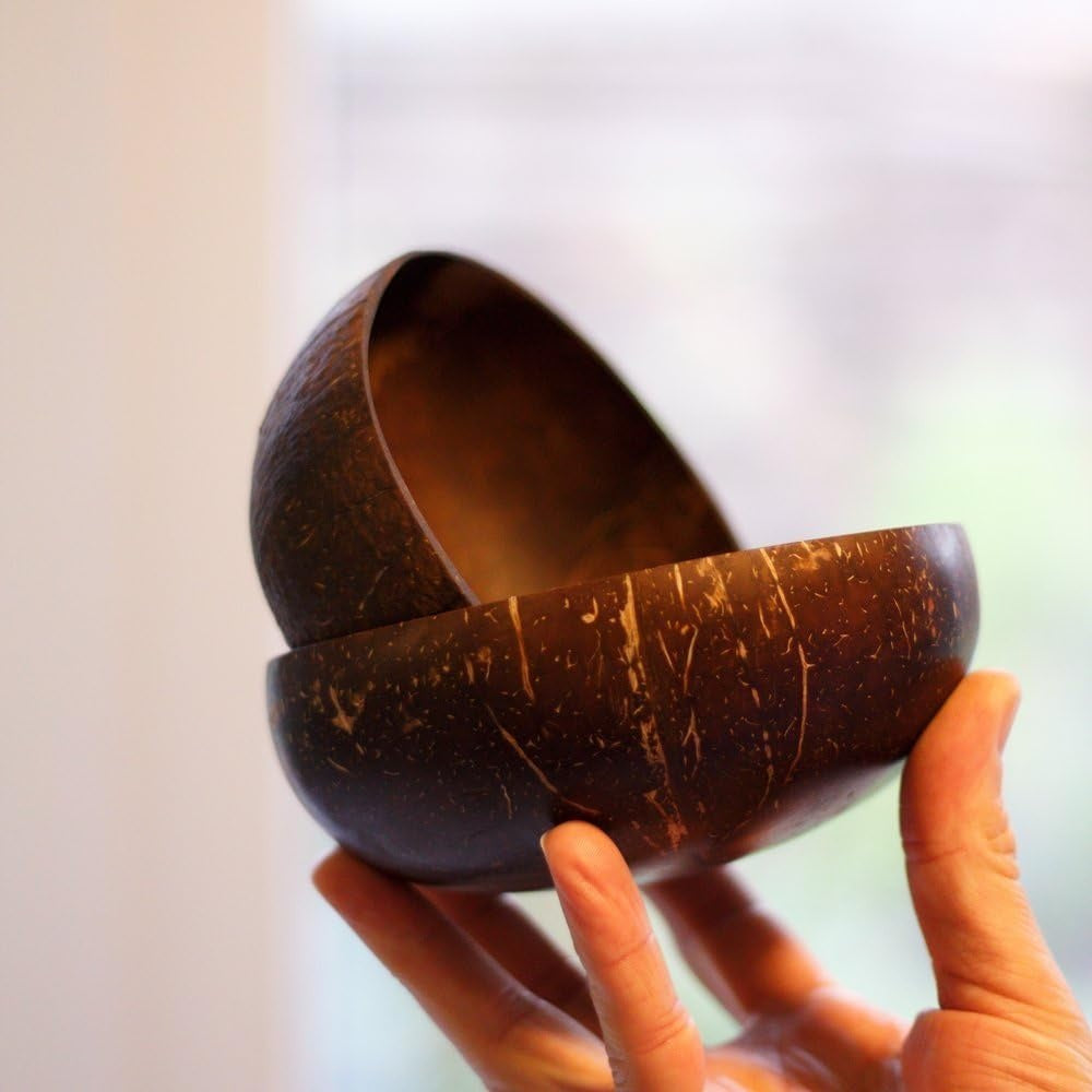 Tropical Bliss Handcrafted Coconut Bowl – Eco-Friendly Summer Serving