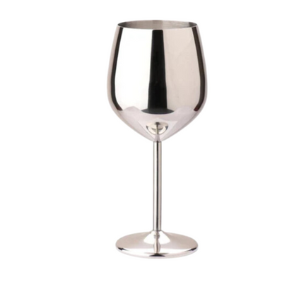 EternaShine Stainless Steel Wine Glass – Durable & Elegant