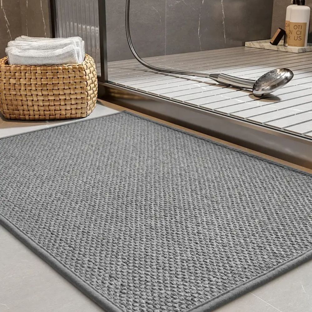 CozyStep Braided Bath Mat – Soft, Absorbent & Non-Slip