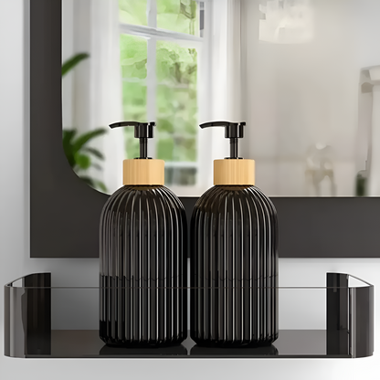BambooZen Minimalist Pump Soap Dispenser for Kitchen and Bath