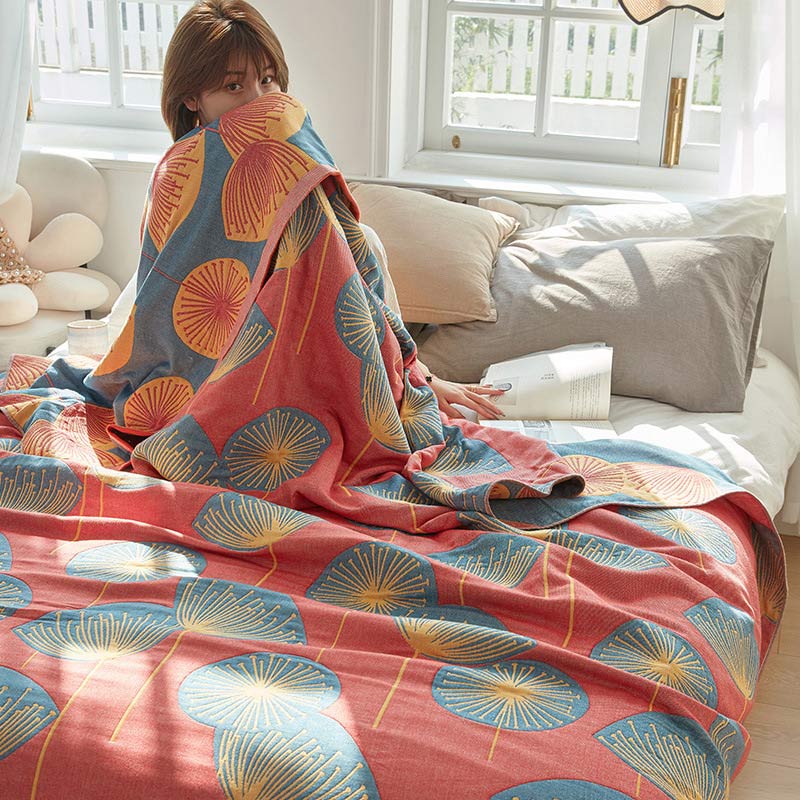DandelionDream Reversible Cotton Quilt – Soft, Eco-Friendly Comfort