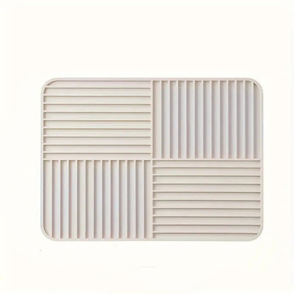 SilicoFlex Foldable Heat-Resistant Drying Mat for Kitchen Organization