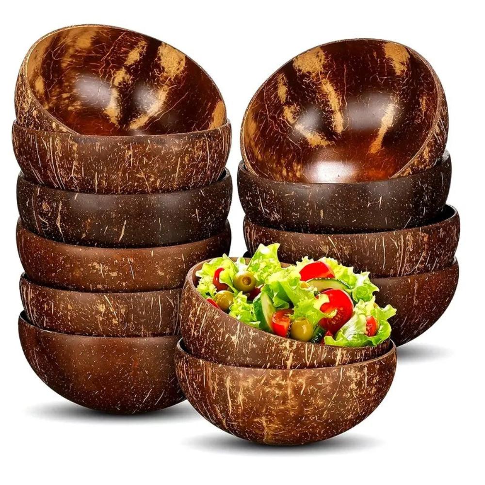 Tropical Bliss Handcrafted Coconut Bowl – Eco-Friendly Summer Serving