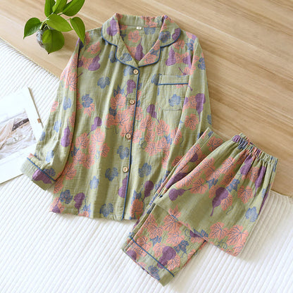 GourdElegance Cotton Loungewear Set – Soft, Lightweight Indoor Comfort