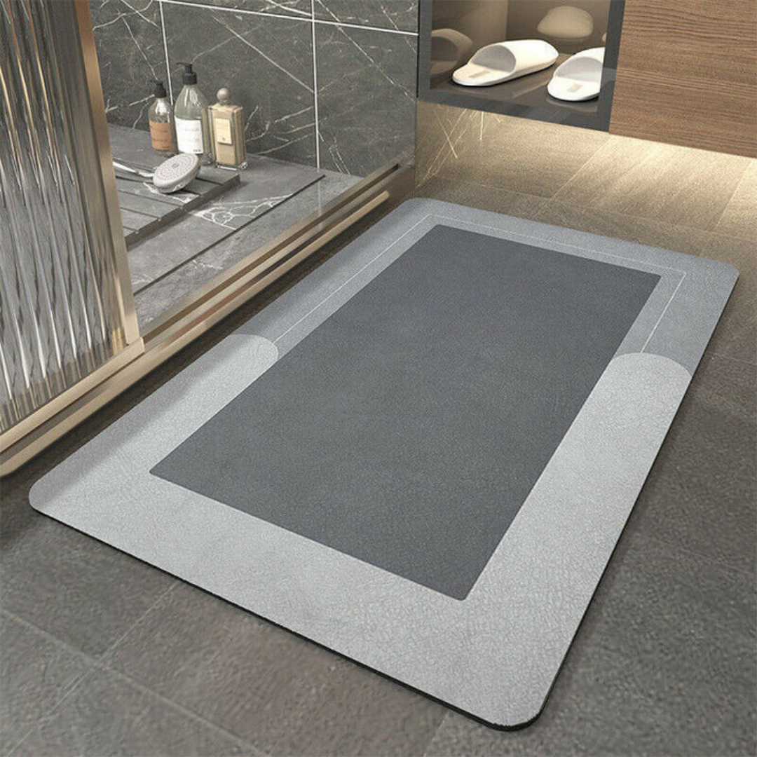 HydroGuard Ultra Absorbent Bath Mat – Quick-Dry, Non-Slip Design