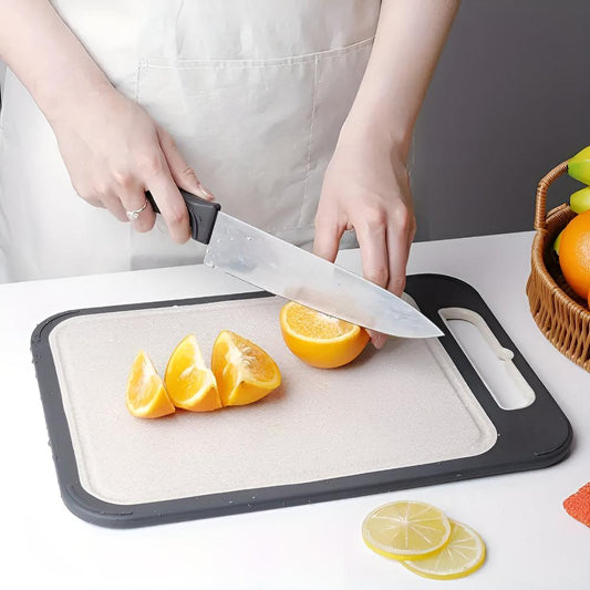 ChefGuard Reversible Stainless Steel Cutting Board for Hygienic Food Prep