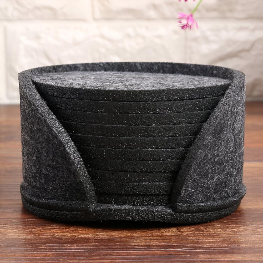 LuxFelt Premium Coaster Set – Stylish, Protective & Durable