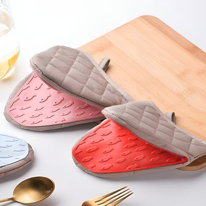 ChefGuard Quilted Silicone Heatproof Kitchen Mitts