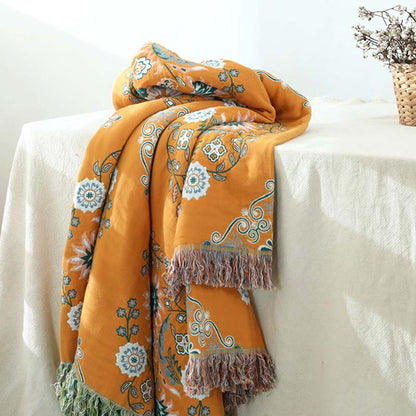EcoBloom Reversible Cotton Quilt – Lightweight, Breathable Comfort