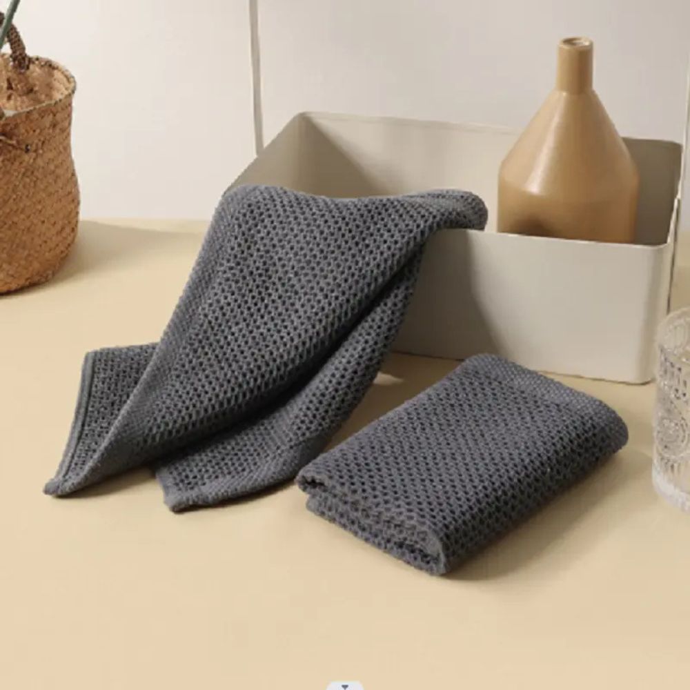 KitchenEase Honeycomb Cotton Towel for Quick Drying and Daily Use