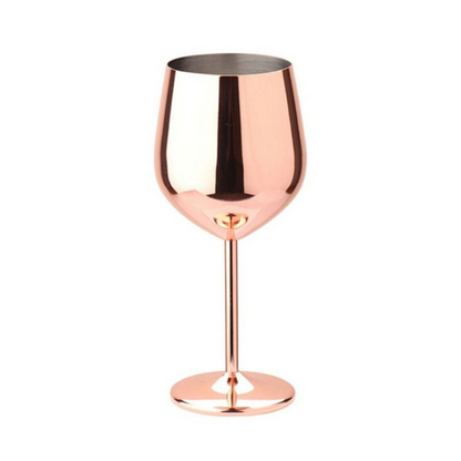 EternaShine Stainless Steel Wine Glass – Durable & Elegant