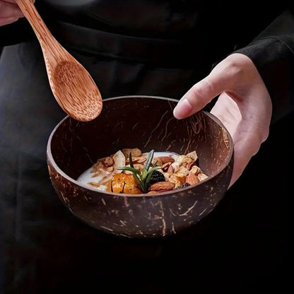 Tropical Bliss Handcrafted Coconut Bowl – Eco-Friendly Summer Serving