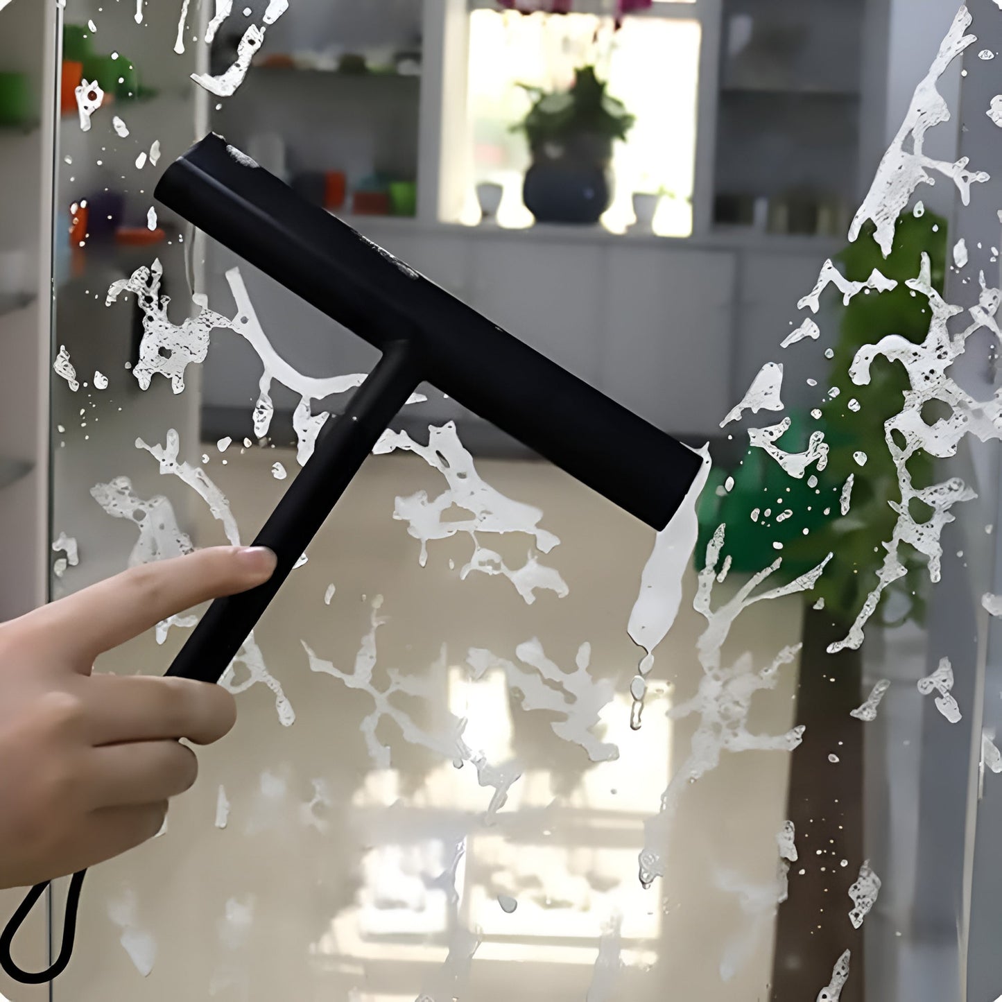 ClearView Silicone Squeegee – Ergonomic Tool for Spotless Glass & Tiles