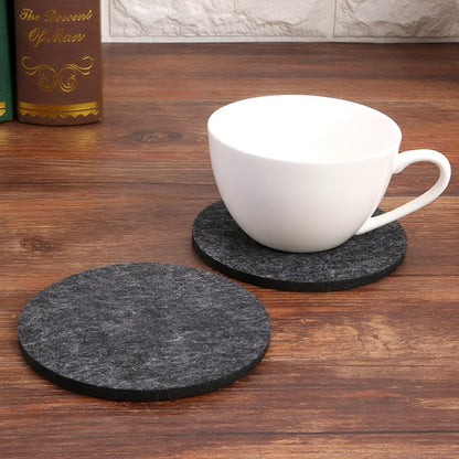 LuxFelt Premium Coaster Set – Stylish, Protective & Durable