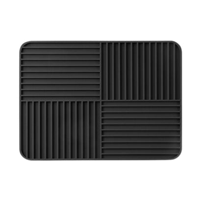 SilicoFlex Foldable Heat-Resistant Drying Mat for Kitchen Organization