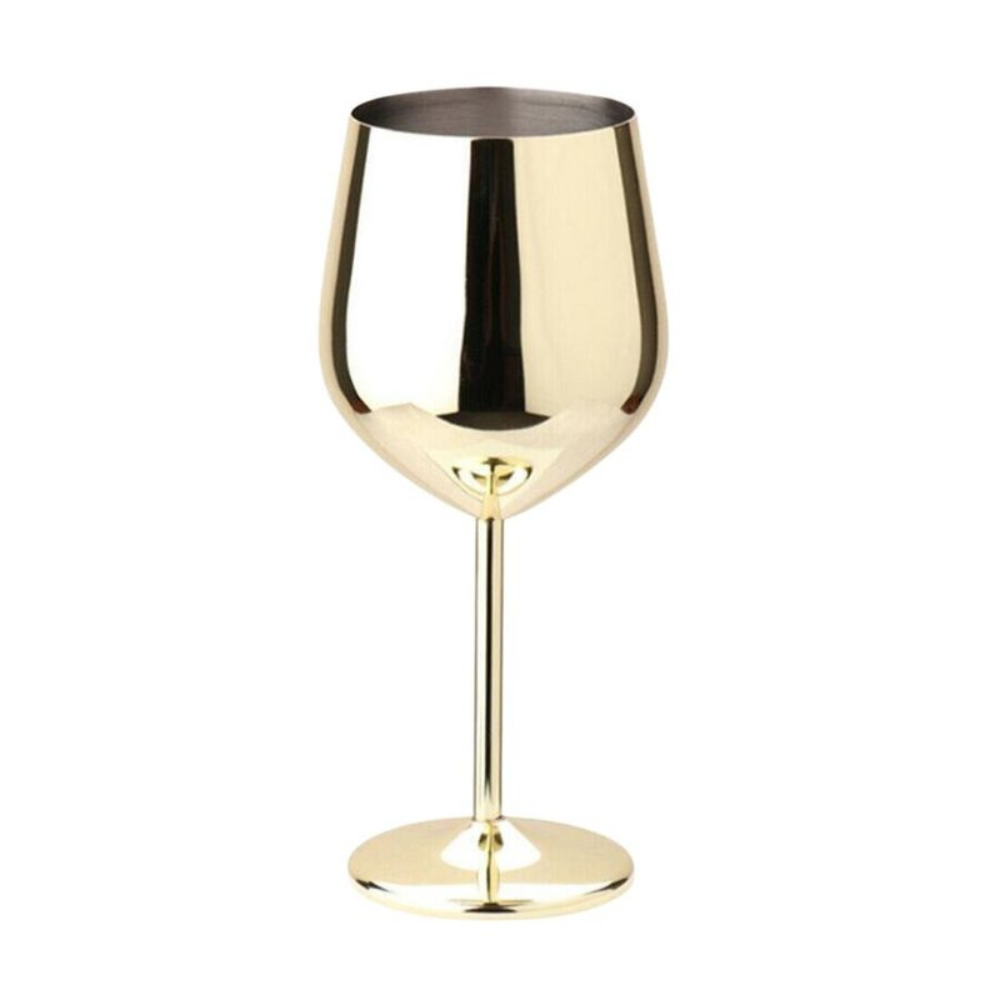 EternaShine Stainless Steel Wine Glass – Durable & Elegant