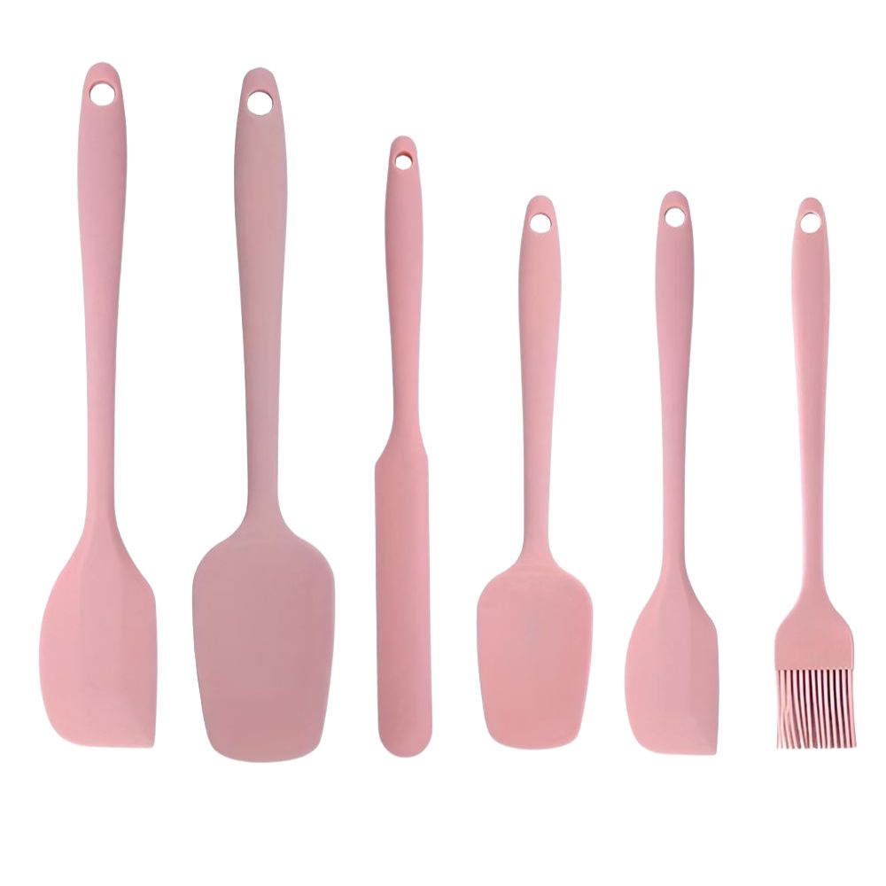 Baker’s Edge Flexible Silicone Spatula Set for Effortless Cooking