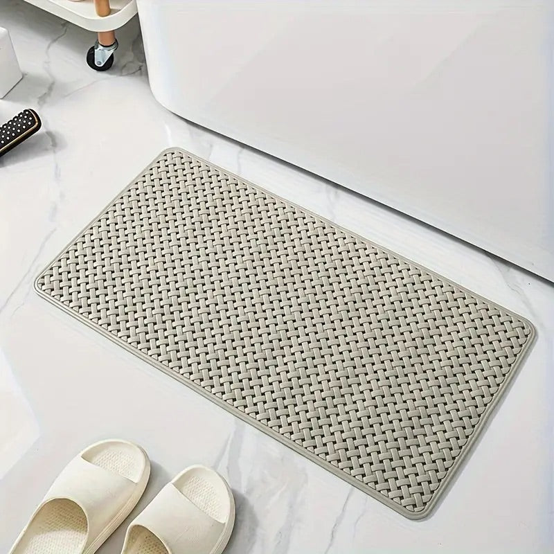 SafeStep Woven Non-Slip Bath Mat – Stylish, Hygienic, Anti-Slip
