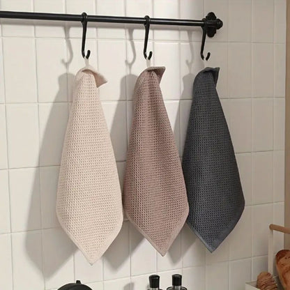 KitchenEase Honeycomb Cotton Towel for Quick Drying and Daily Use
