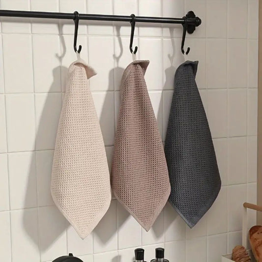 KitchenEase Honeycomb Cotton Towel for Quick Drying and Daily Use