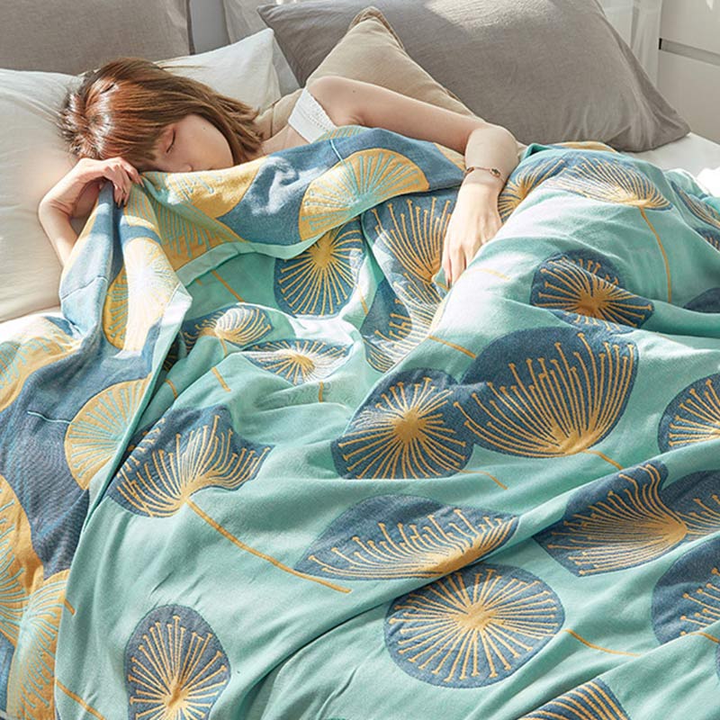 DandelionDream Reversible Cotton Quilt – Soft, Eco-Friendly Comfort
