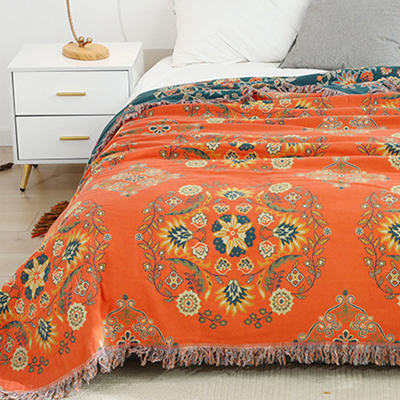 EcoBloom Reversible Cotton Quilt – Lightweight, Breathable Comfort