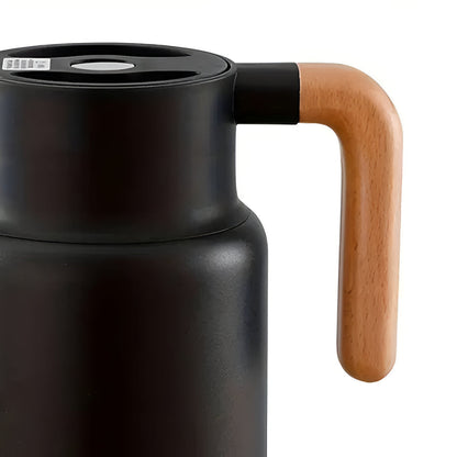 NordicWood Thermal Carafe – Elegant Insulation for Hot & Cold Beverages